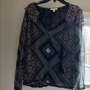 Ella moss blouse